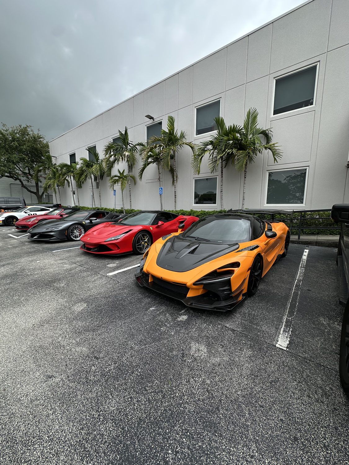 Exotic cars — McLaren and Ferrari — serviced by Caliber PDR Miami